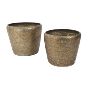 Cache pot / Or et bronze (grand)