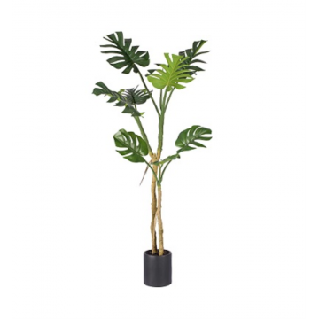 Monstera artificielle, hauteur 150 cm, diamètre 90 cm