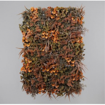 Tableau végétal, 75x50cm, orange-brun