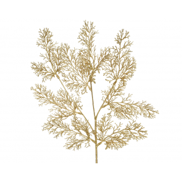 Branche décorative dorée / 74 cm