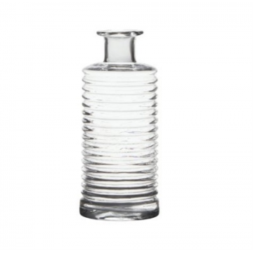 Vase bouteille transparent H21.5 D9.5