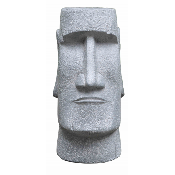 Moai en fibre 32x29x60 cm