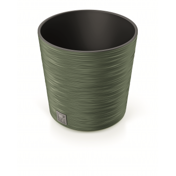 Pot rond en plastique ´FURU´, D30 x H29, vert