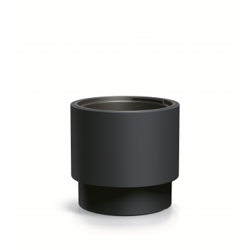 Pot en plastique ´HEOS´, D30 x H28, anthracite