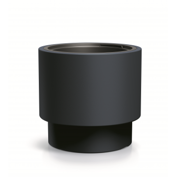 Pot en plastique ´HEOS´, D40 x H37, anthracite