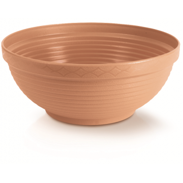 Coupe en plastique ´MISA´, D26 x H11, terracotta