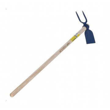 Serfouette forgée, panne et fourche, emmanché droit 130cm (manche seul 122130)