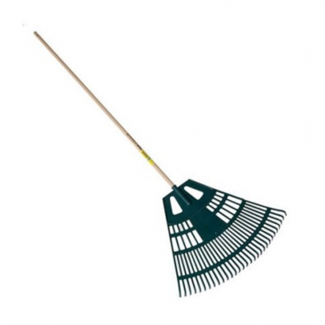 Balai à gazon, polypropylène, largeur 76cm, emmanché droit 150cm (manche seul 124150)