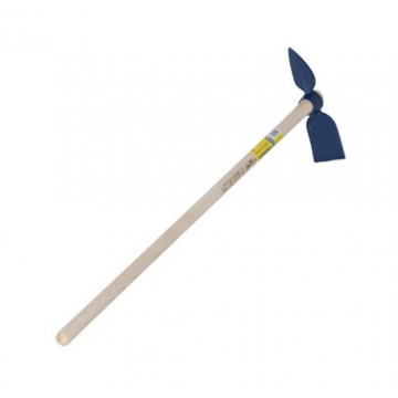 Serfouette forgée, panne et langue, emmanché droit 130cm (manche seul 122130)