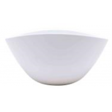Coupe ovale GABRIELLE en céramique, blanc, 21 x 14 x H10,5