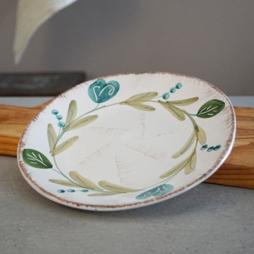 Assiette à dessert en céramique                                     