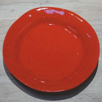 Plateau rond en céramique                                   