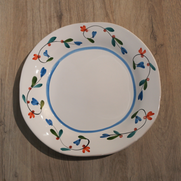 Plateau rond en céramique                                   
