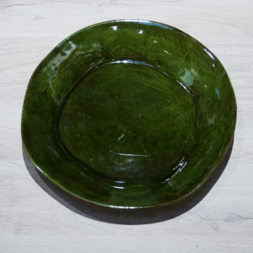 Plateau rond en céramique                                     