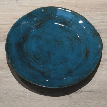 Plateau rond en céramique                                     