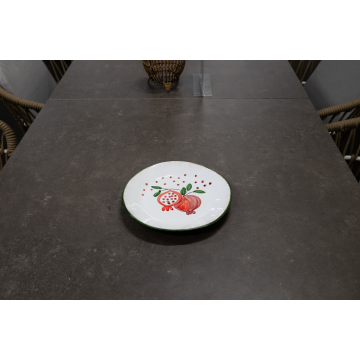 Assiette plate en céramique 27,5 x 4 cm