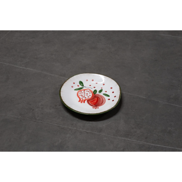 Assiette à dessert en céramique 21 x 2,5 cm