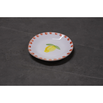 Assiette à dessert en céramique 21 x 2,5 cm