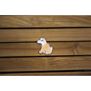 Chien brun 6X7