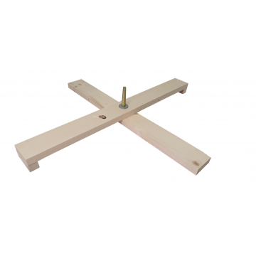 Pied de sapin en bois, D78, hauteur max du sapin 2,5m