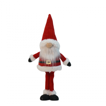 Père Noël en polyester, 20 x 10 x H45