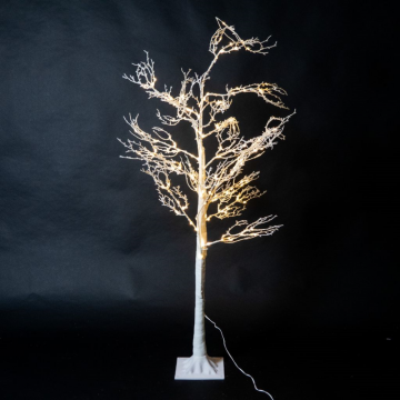 Arbre lumineux micro LED blanc, 180 LED, blanc chaud, hauteur 120cm