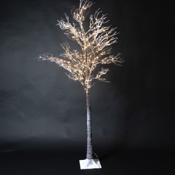 Arbre lumineux micro LED brun, 320 LED, blanc chaud, hauteur 180cm