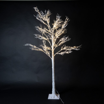 Arbre lumineux micro LED blanc, 320 LED, blanc chaud, hauteur 180cm