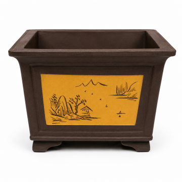 Pot bonsai décoré 45x45x31.5 cm