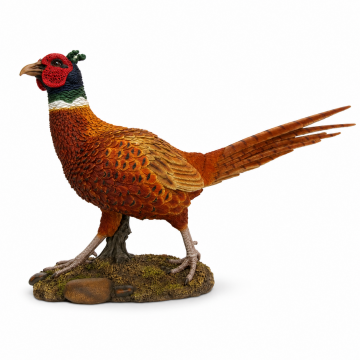 Faisan mâle en polyrésine, 79x19x39cm