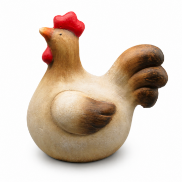 Coq en magnésie 33x23x32 cm