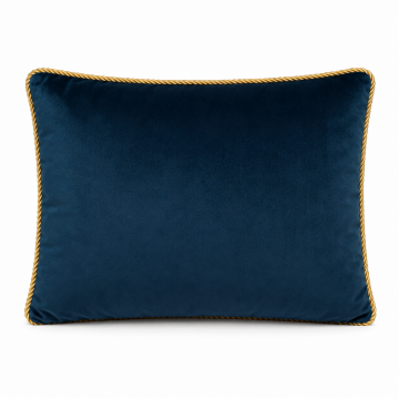 Coussin en velours Blue Navy