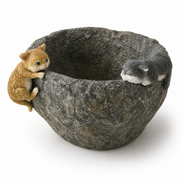 Pot avec chatons