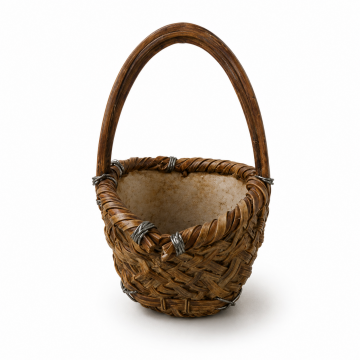 Petit panier en polyrésine