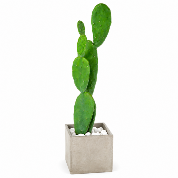 Cactus artificiel en pot