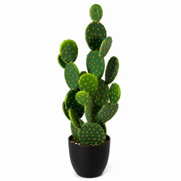 Cactus artificiel en pot