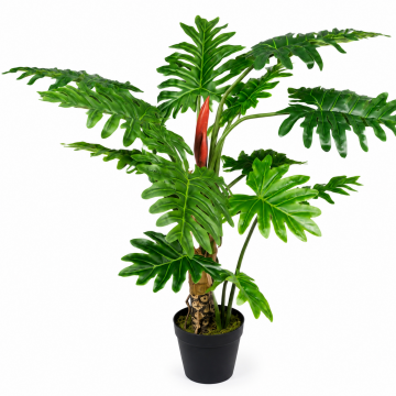 Arbre philo artificiel 130cm avec pot, 13 feuilles