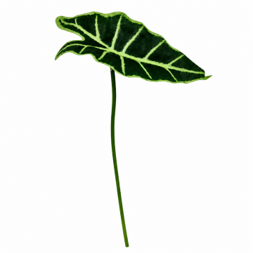 Feuille artificielle verte de lotus Guanyin