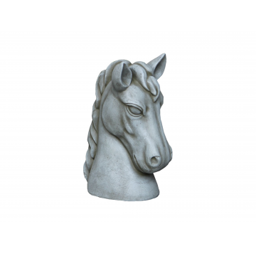 Statue Tête de cheval 29 x 19 x 40 cm / Terre cuite