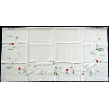 Nappe fleurs des champs en tissu 145 x 145cm