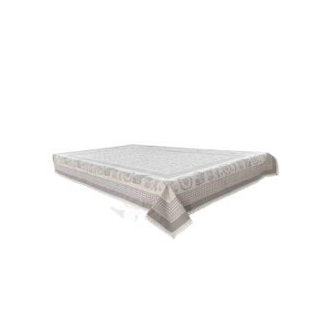 Nappe grise en tissu, dimmensions 150 x 250cm