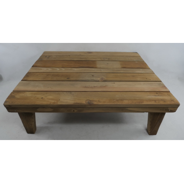 Table en bois, dimensions 59.5 x 49 x 20cm