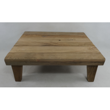 Table en bois, dimensions 49.5 x 40 x 8.5cm