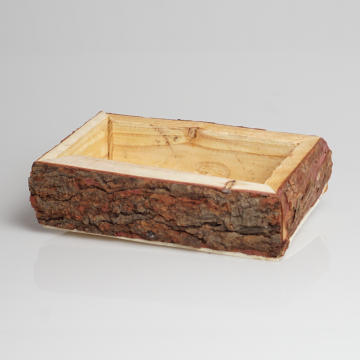 Plateau en bouleau rectangulaire 22x14x6cm
