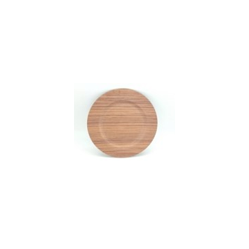Plateau rond Dia. 33cm / Aspect bois