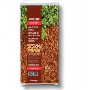 AGROFINO - Copeaux de bois marron 50L