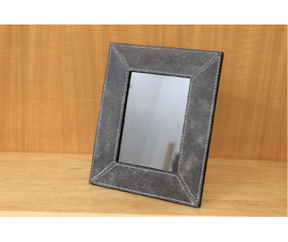 Cadre photo en cuir
