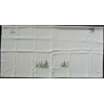 Nappe carrée motif sapin