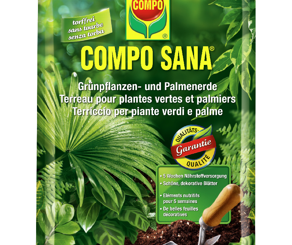 Terreau pour plantes vertes et palmiers 5L