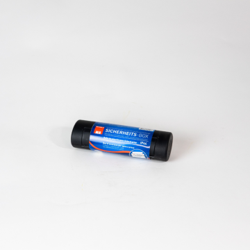 Box de securité noir IP44 Long. 20cm / Dia. 6.4cm